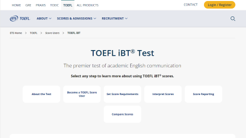 How TOEFL® Test Scores Are Used