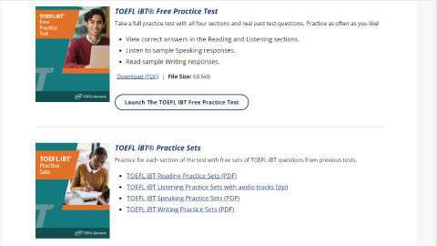 TOEFL iBT Practice Sets