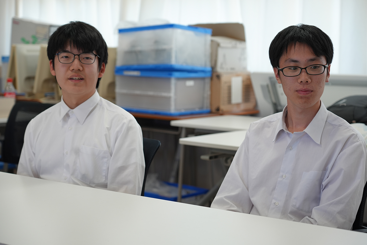 Forensicsに参加した青木さんと森平さん