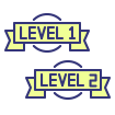 Two proficiency levels - 難易度に応じた2つのレベル