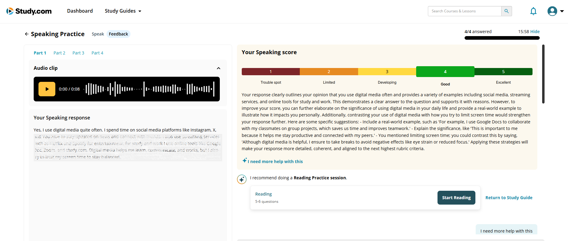 Official TOEFL(R) Test Prep - Study.com