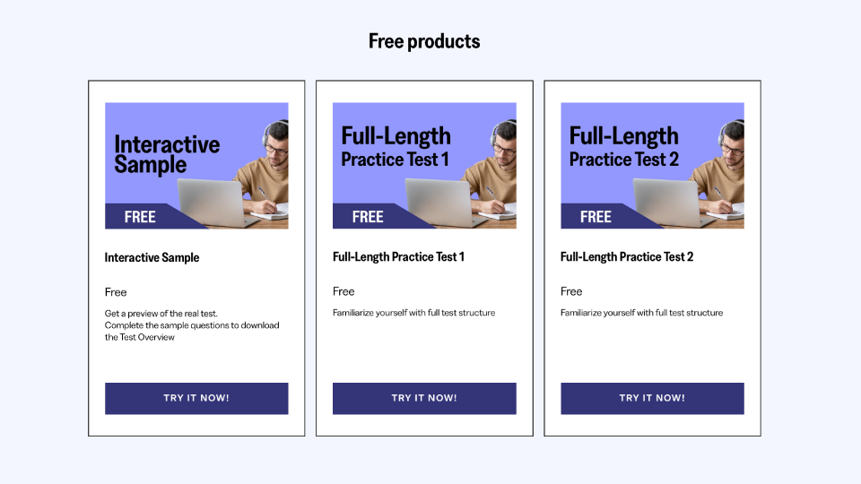 ETS公式サンプル問題