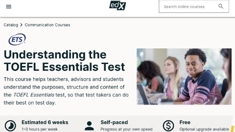 edX Understanding the TOEFL Essentials Test